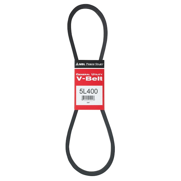 Mbl Mitsuboshi FHP General Utility V-Belt 0.63 in. W X 40 in. L For Fractional Horsepower Motors 5L400A - main